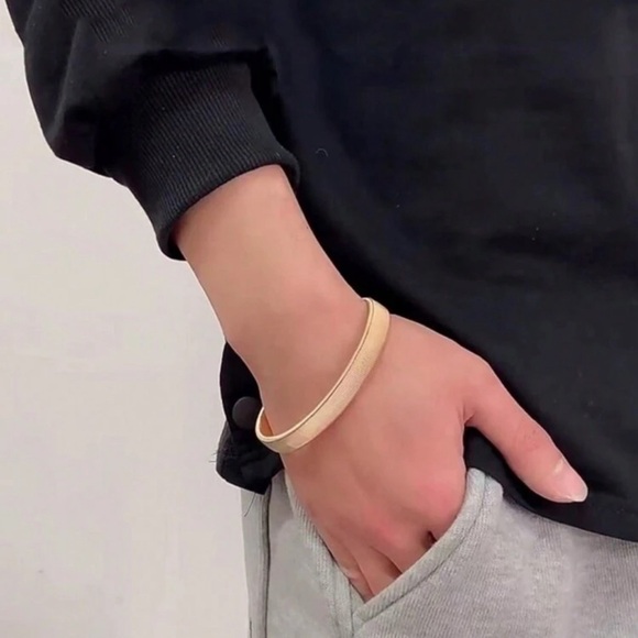 Men Stainless Steel Punk Style Elastic Metal Armband Bracelet - Picture 13 of 16